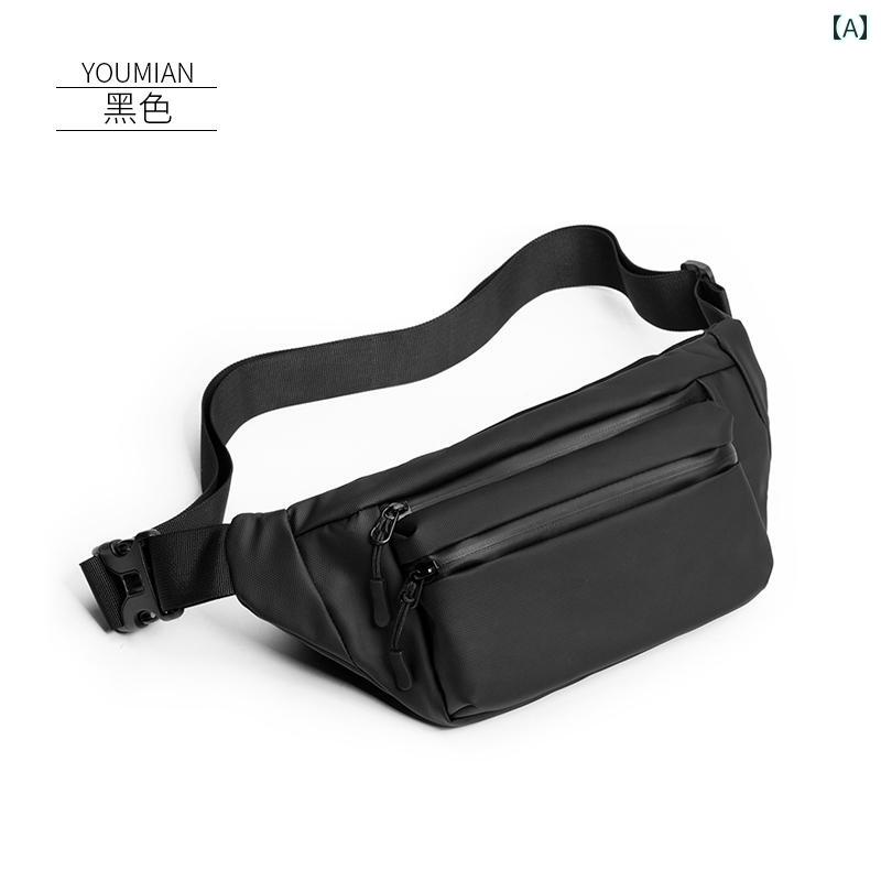 メンズ ショルダーバッグ ファッション ブランド チェスト バッグ メンズ メッセンジャーバッグ メンズカジュアル ショルダーバッグ カジュアル ストリート ファッション スポーツ 防水 ウエスト バッグ メンズ