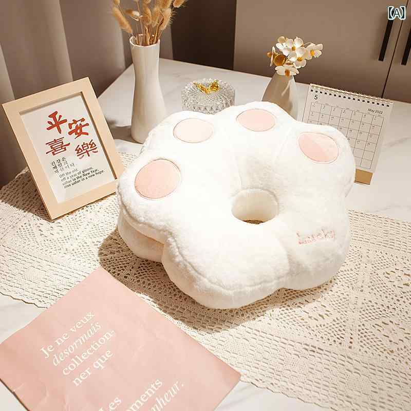 ネックピロー 猫の 爪の ハンドウォーマー、 昼寝用 枕、 睡眠用 枕、 オフィス用 睡眠用 アーティファクト、 テーブルの 上に 横たわる 昼寝用 枕、 ソファ用 背もたれ クッション