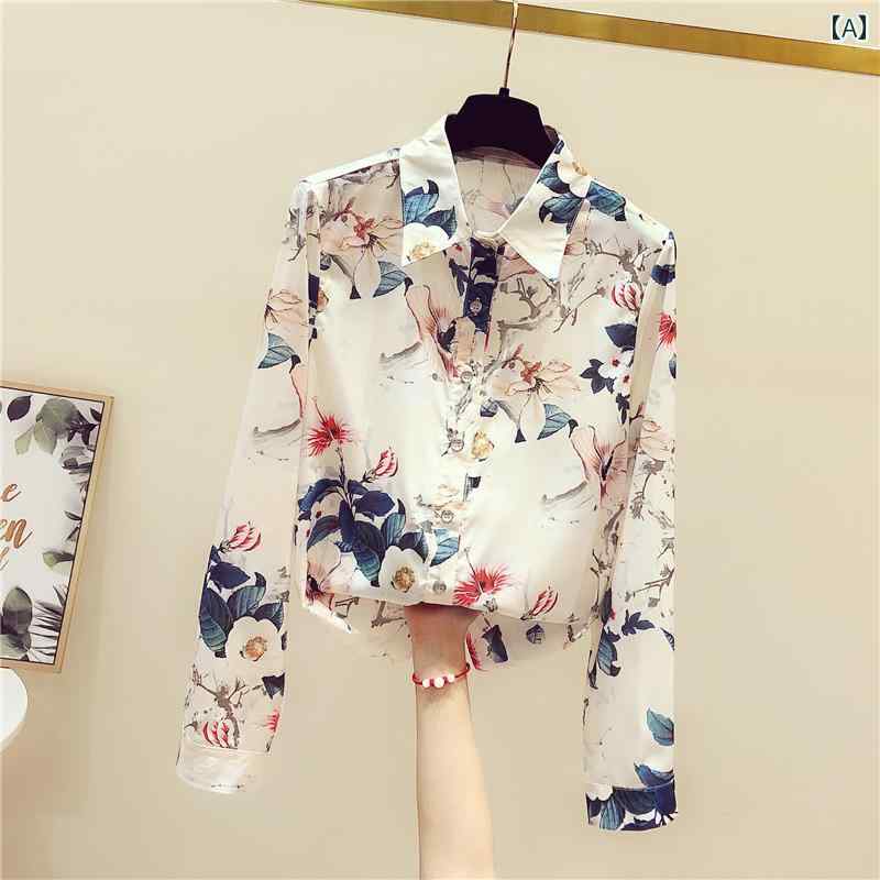 花柄 シフォンシャツ 2025年 春の新 スタイル オール マッチ 花柄 トップス デザイン ニッチ ファッション ウエスタンスタイル プリント シルクサテン シャツ レディース