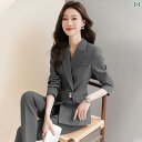 美容院 美容 師 作業 服 女性 女性用 グレー スーツ 夏 ホテル フロント フォーマルウェア 美容院 プロフェッショナル ウェア 気質 作業 服