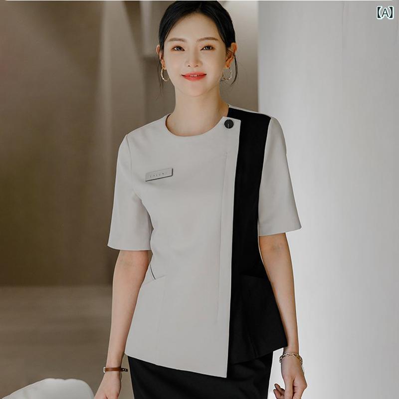 美容院 美容 師 作業 服 レディース プロ スーツ 美容 室 ホテル フロント 足 湯 スパ 保健 教師 作業 服 口腔 形成 外科 健康 診断 ナース 服