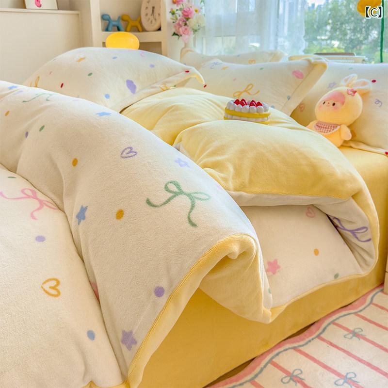 掛け布団カバー 単品 レディース メンズ フランネル 珊瑚絨 暖か 毛布素材 秋冬用 あったか 柔らかい ふわふわ 寝具 暖かい 保温性 速乾 洗える 静電気防止加工 肌触り抜群 部屋着 快適 睡眠 快眠 通気性 吸湿性 軽量 高級感 シンプル 無地 seiyushop01-11862558 SEIYUショップ サンプル画像3