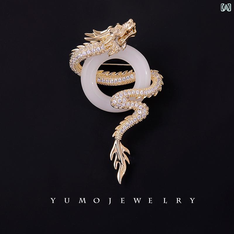 コサージュ ピン 女の子 中国 風の 星座 Tenglong ブローチ ハイ エンドの 絶妙な 男性と 女性の スーツの コサージュピン デザイン ニッチ コー...