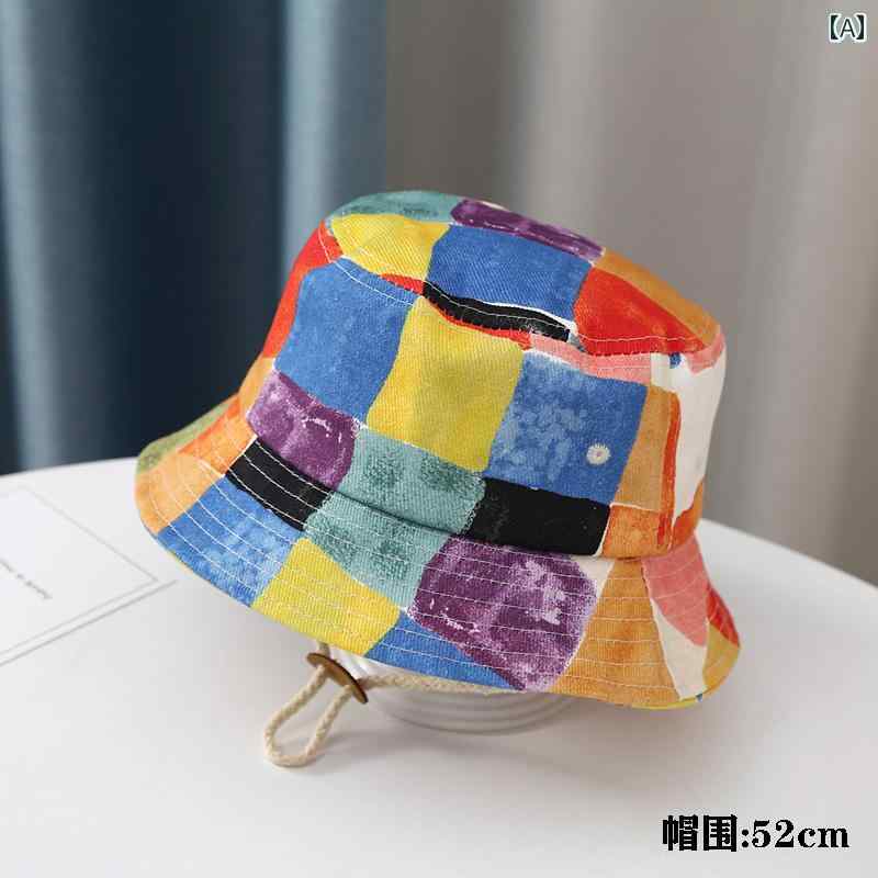 ベビー 帽子 春秋用 虹 色の ins〜 韓国の ベビー 帽子 春と 秋の 旅行の 子供の ピーク キャップ 個性..