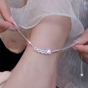 アンクレット レディース ネット セレブの ホット アイテム「 ブロークン アイス 五 帝 マネー アンクレット チェーン」 𫔀 延長 版は 色褪せない、 軽量で 高級な アクセサリー デザイン、 新しい スタイル