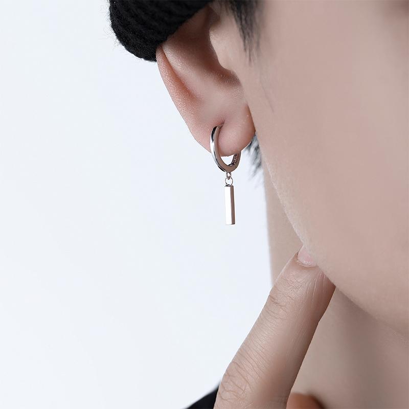 メンズ イヤリング s 925 スターリングシルバー サウロン イヤリング メンズ トレンド 2024 新しい ス..