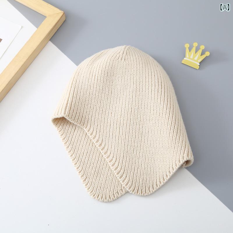 子供用帽子 ベビー 帽子 春と 秋 薄手 韓国 ニットプルオーバー 帽子 秋と 冬 男の子と 女の子 子供 耳..