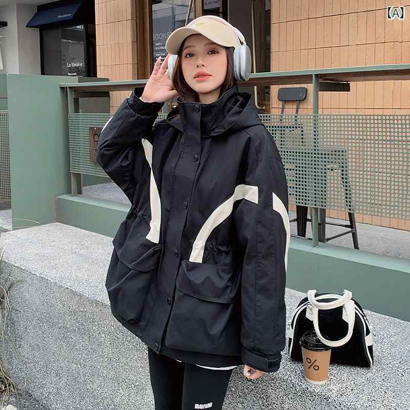 ダウンジャケット レディース 暖かい ダウンジャケット レディース 暖かい ブラック ワークウェア 軽量 ダウン ジャケット レディース 秋 冬 2024 新作 ゆったり ドローストリング ウエスト カジュアル パーカージャケット