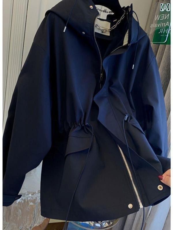 ダウンジャケット レディース 暖かい ダウンジャケット レディース 暖かい 作業 着 ショート ジャケット レディース 2025 新作 韓国 版 ゆったり 春秋 レジャー 学生 フード 付き ウィンドブレーカー 大きい サイズ パーカー