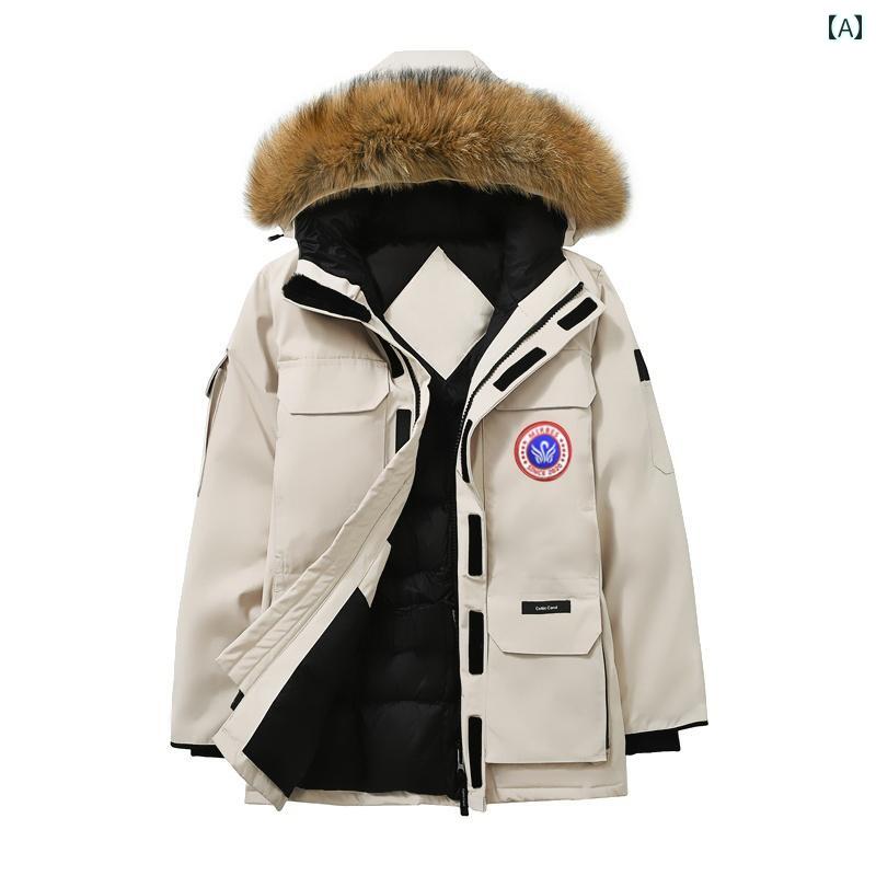 ダウンジャケット レディース 暖かい ダウンジャケット レディース 暖かい 2025年 新作 ダウン ジャケット レディース ワークウェア 北東 極寒 スキー パーカー ミドル 丈 ジャケット 冬用 メンズジャケット