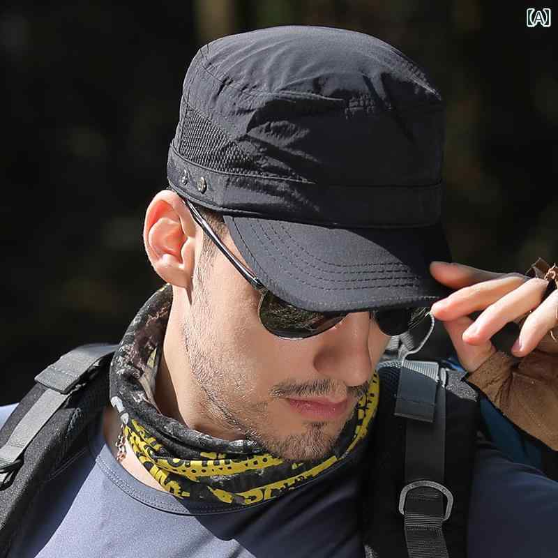 ベレー帽 メンズ レトロ 速 乾性 野球 帽 夏 アウトドア ダックビル ハット メンズ 夏 メンズ 大きい ..