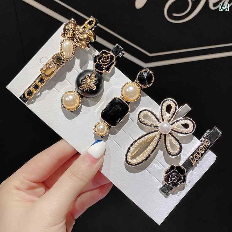 ゴムバンド ヘアバンド ヘアアクセサリー インターネット セレブの ヘア ピン サイド クリップ ヘア ピ..