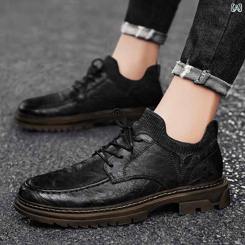 ソフトレザー メンズ レザーシューズ メンズ レザーシューズ 夏 ビジネス フォーマル 英国 風 オール ..