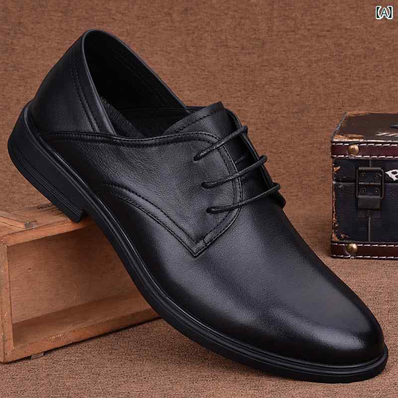 ソフトレザー メンズ レザーシューズ 2025年 新作 メンズ 英国 韓国 風 フォーマル ビジネス カジュア..