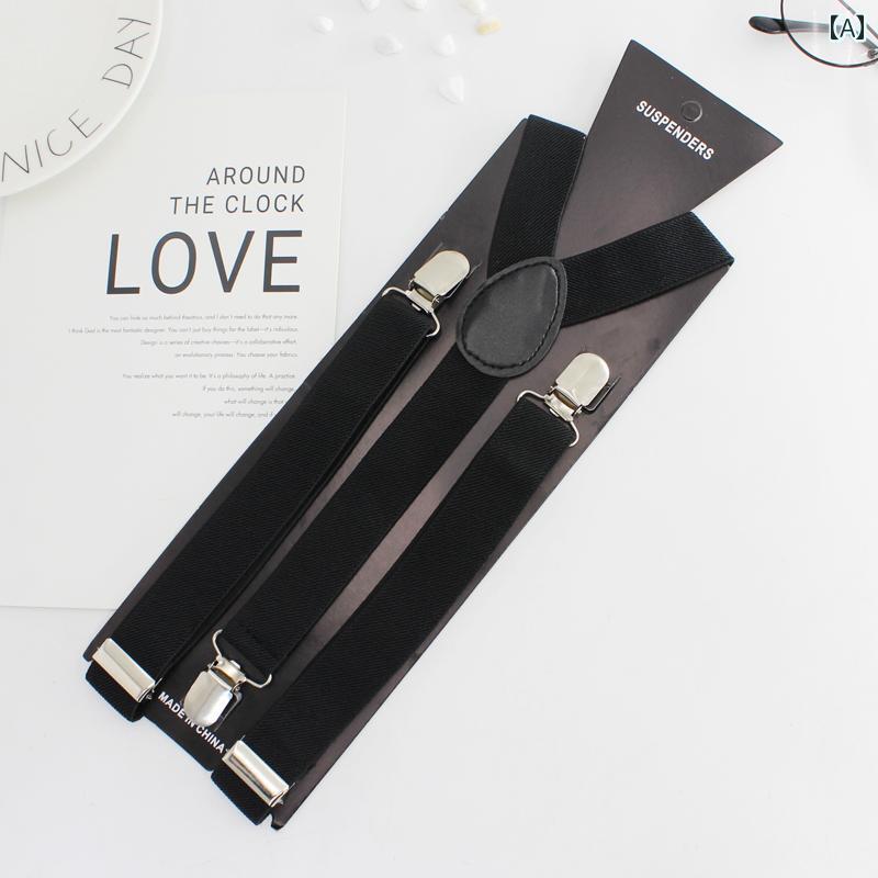 サスペンダー ベルト オーバー オール ベルト、 女性用 オーバー オール クリップ、 ズボン クリップ、 スーツ パンツ、 シャツ サスペンダー、 男性用 伸縮性 ウェビング クリップ、 調節 可能