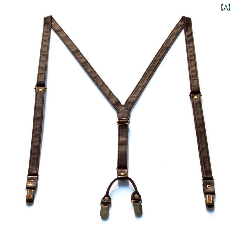 サスペンダー ベルト 男性と 女性の 英国 スタイルの サスペンダー シンプルな オール マッチ サスペン..