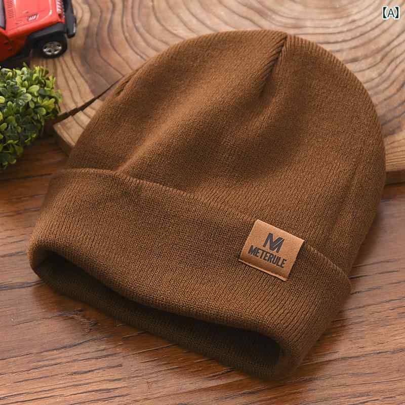 子供用 ニット帽 かわいい 子供用 帽子 秋 冬 2024新 スタイル中・大 サイズ 子供用 コント ラスト カ..