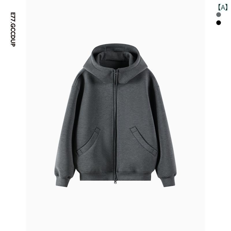 メンズ パーカー アメリカン 男性と 女性の ための 新しい 秋の 無地の 液体 アンモニア 微 結晶 空気 ..