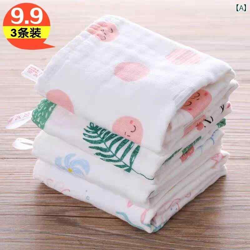 レディース ハンカチ 純 綿 ガーゼ タオル ベビーフェイス タオル ベビー バス タオル 6 層高 密度超 ソフト 新生 児 子供用 スクエアタオル ハンカチ