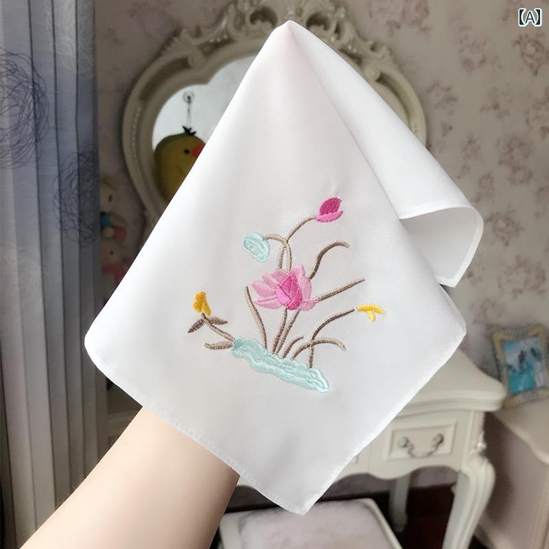 レディース ハンカチ 結婚 式の 赤い ハンカチ、 幸せの ハンカチ、小さな 正方形の スカーフ、 幸せな 言葉が 書かれた 結婚 式の 赤い ハンカチ、 花嫁の 花嫁の 花嫁 用品