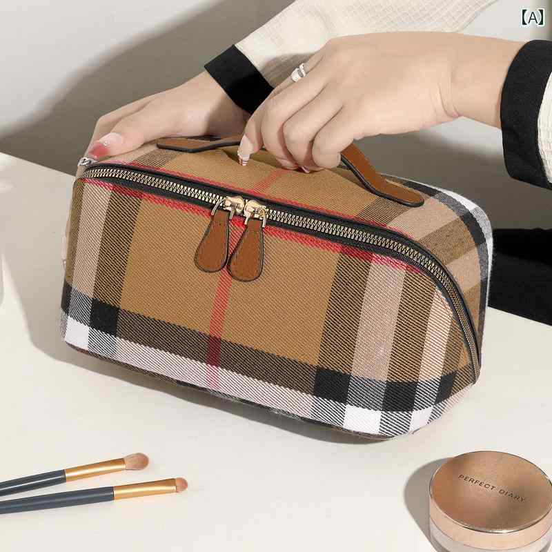 化粧ポーチ 化粧品バッグ 女性用 化粧 品 バッグ 2025新 ポータブル 旅行大 容量 トイレタリー バッグ ポータブル 化粧 品 収納 ライナー バッグ