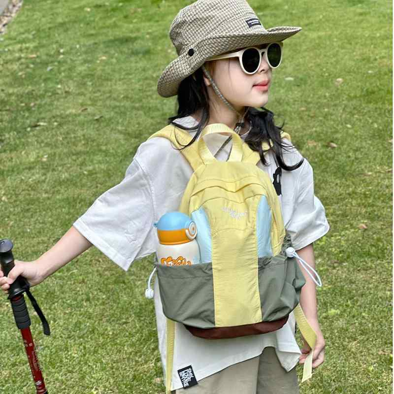 子供用リュック 子供用 コント ラスト カラー バック パック 幼稚園 児用 男の子と 女の子用 旅行 登山..