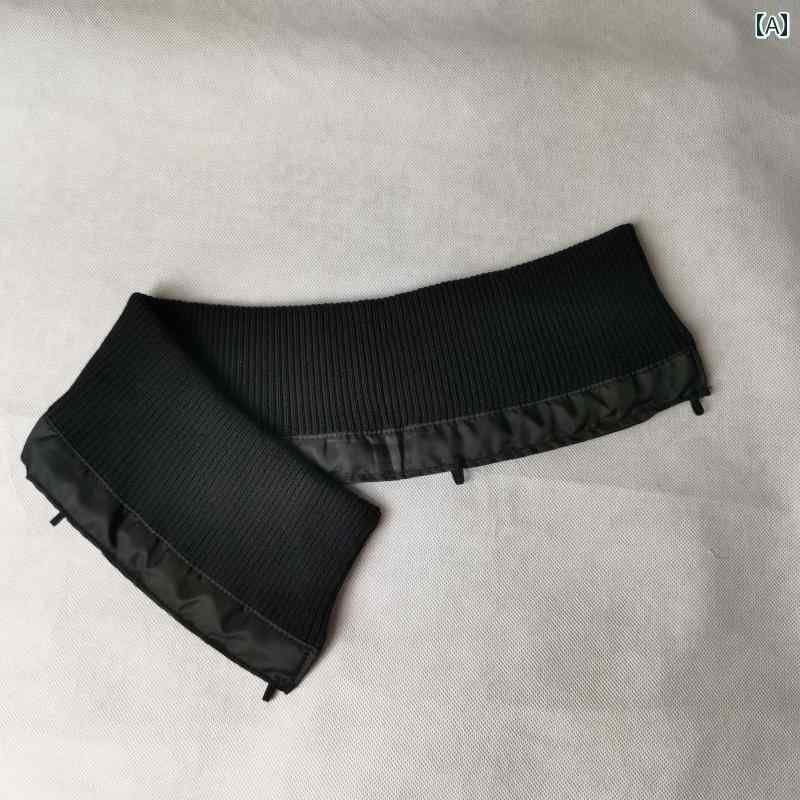 レディース ネックカバー ダウン ジャケットの 襟 汚れ 防止 取り外し 可能な 女性の 襟 ステッカー 綿 ジャケット 特別な ユニバーサル 偽 襟 保護 カバー ニット