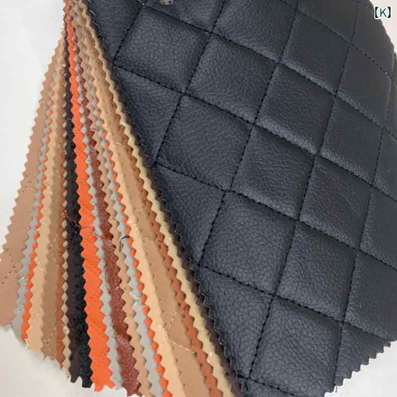 本革 ハンドメイド DIY キルティング ソフトレザー 生地 シート クッション フリップ カー ベッド サイ..