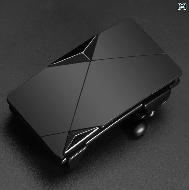 ベルトバックル 歯なし 自動 バックル ヘッド インナーウェア ベルトバックル メンズ ズボン インナー ..