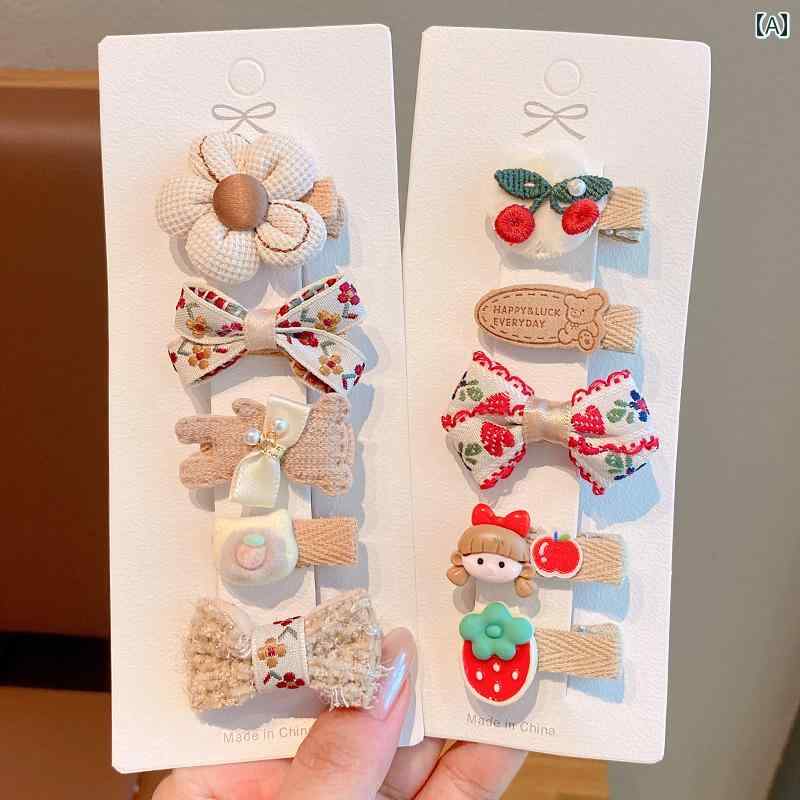 子供用ヘアクリップヘアアクセサリーかわいい ベビー フル クロス ヘア ピン 女の子は 髪を 傷つけませ..