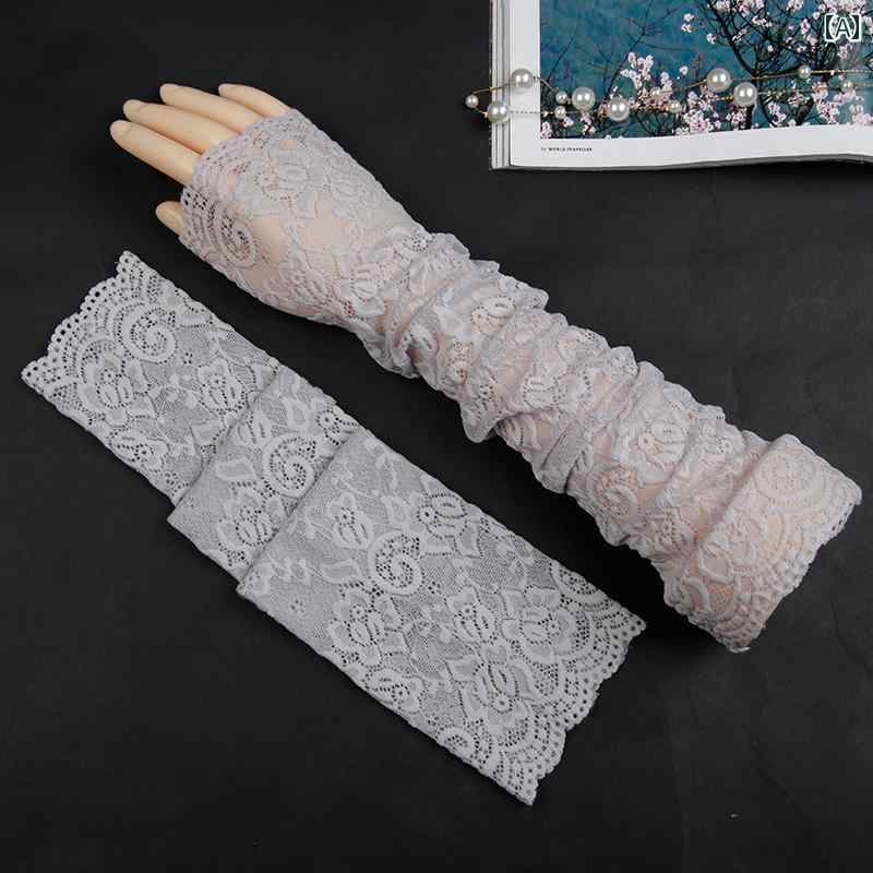 アームカバー レディース 秋冬 アームカバー レディース 秋冬 アイス シルク 日焼け 止め スリーブ 女性の 抗 紫外線 ファッション レーススリーブ スリーブ アイス スリーブ ドライビング アームガード フェイク スリーブ 手袋
