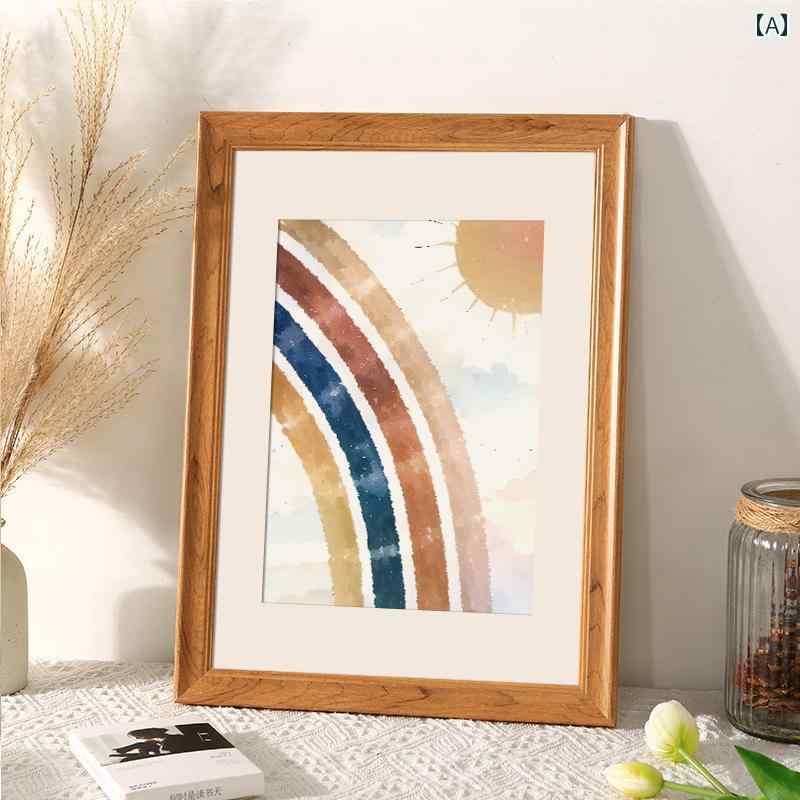 フォトフレーム 木製 フォトフレーム 空 フレーム 壁掛け a 3 a 4 紙 子供 スケッチ 油絵 4 k 8 k オープン 水彩 画 フレームマウント 16インチ 20