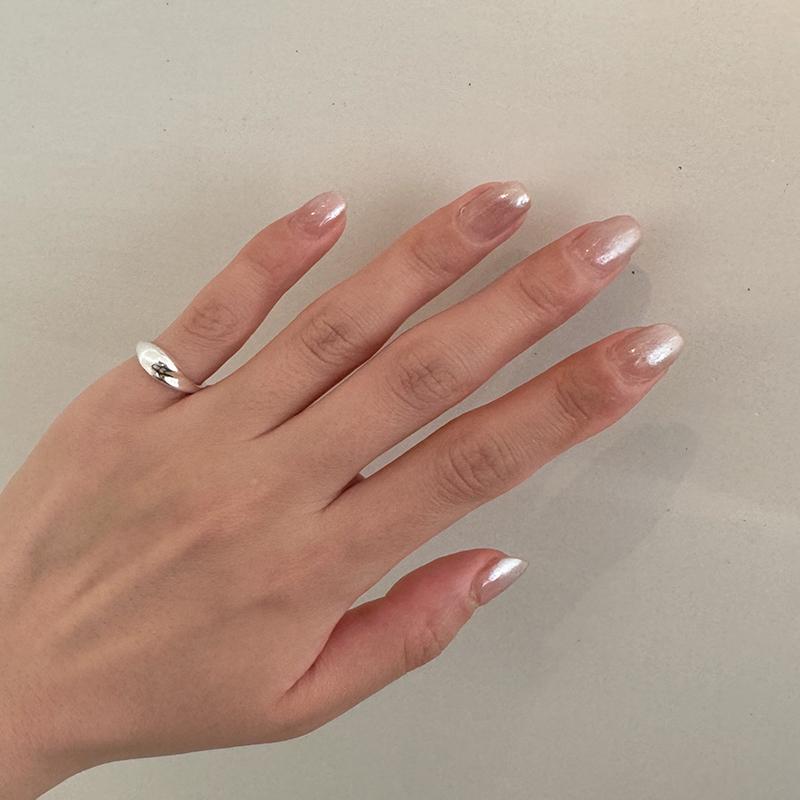 ピンキーリング レディース オール オーバー S 925 スターリングシルバー ピン キー リング、 クールな..