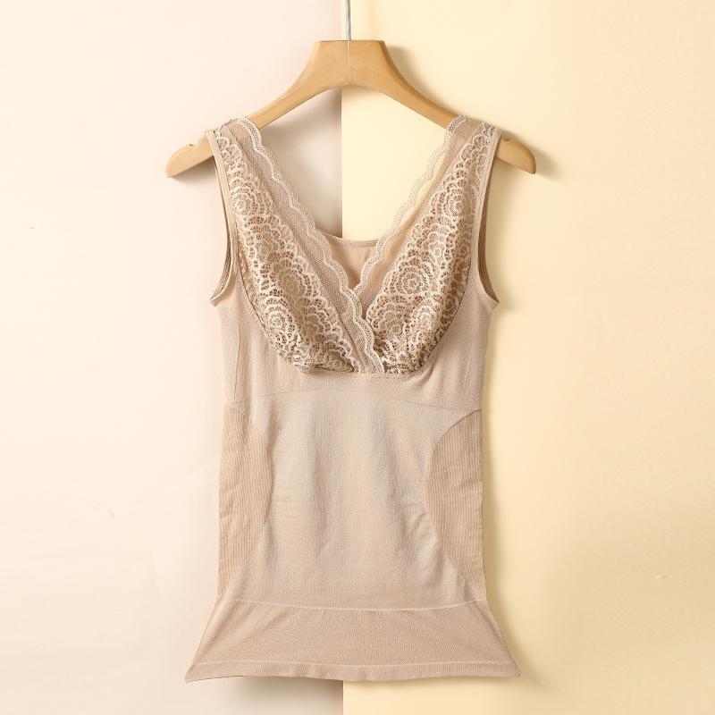 ボディシェイピングウェア ボディ シェイピング ウェア、 上半身用、 暖かい タイト トップ、 細い ウ..