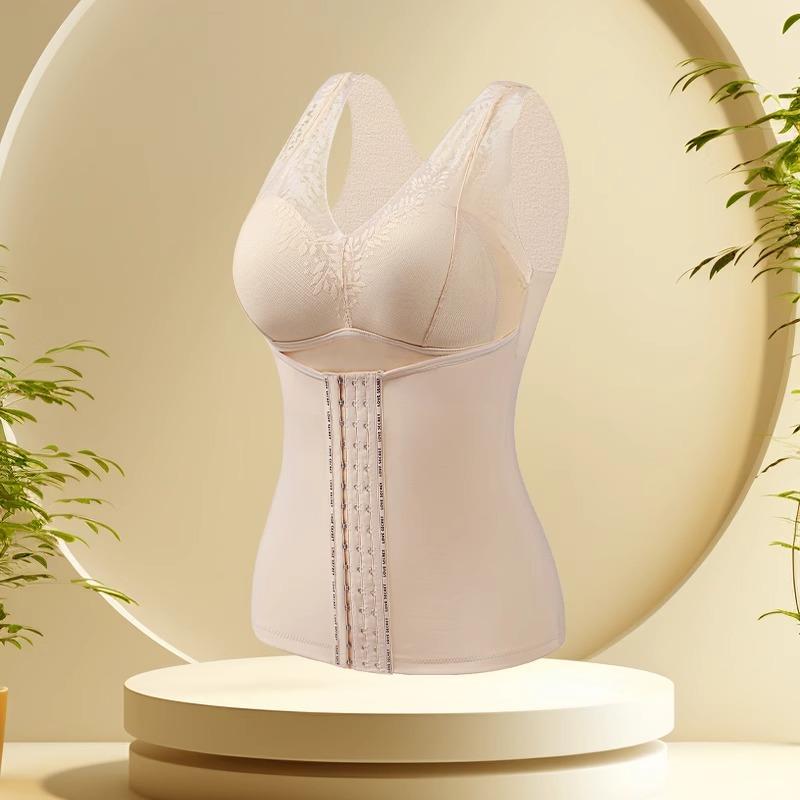 ボディシェイピングウェア 女性用 保温 ベスト 下着、 ウエスト＆ ボディシェイプ アップ トップ、 強..