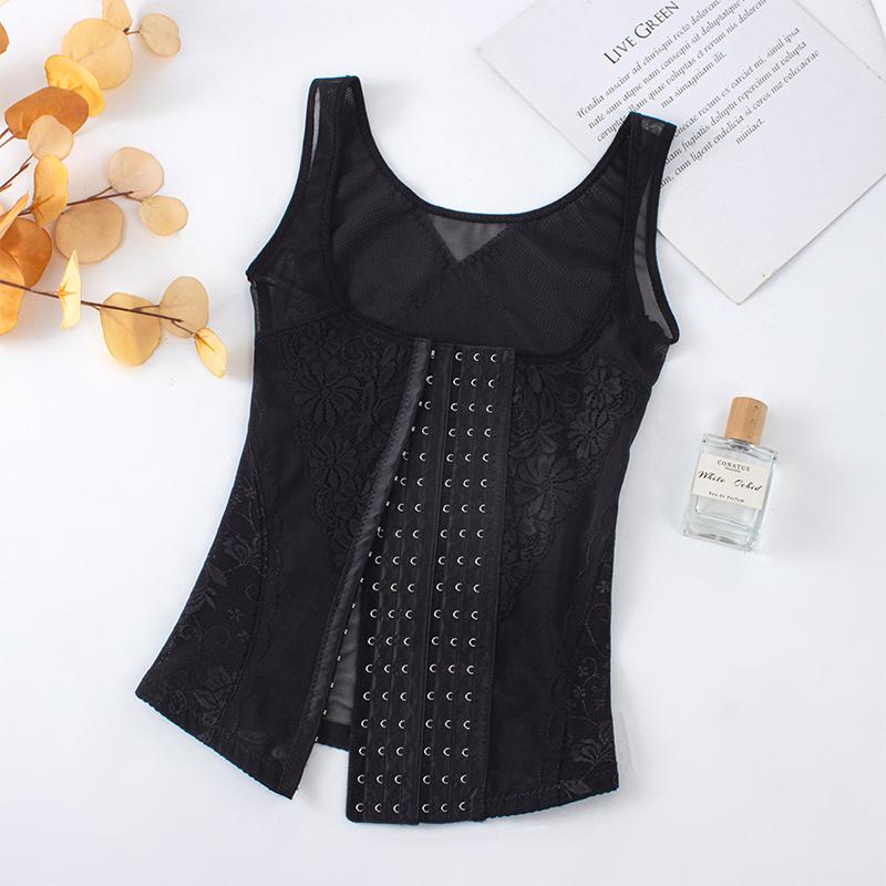 ボディシェイピングウェア 女性用 通 気性の ある お腹 引き締め ウエストシェイプ ベスト、 胸を 締め..