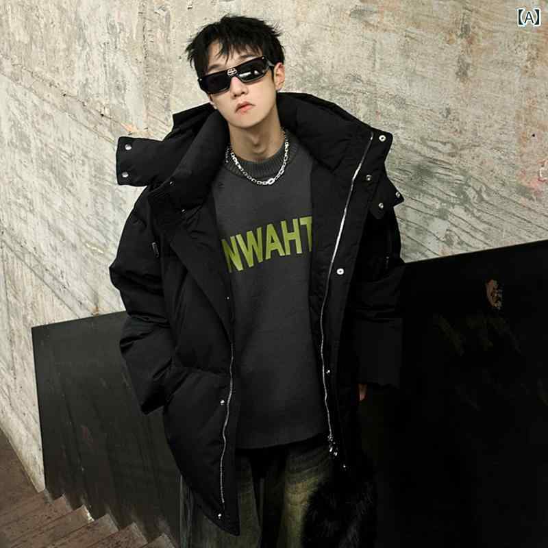 冬用ダウンジャケット 北東 極寒 トレンド メンズ ダウン ジャケット 2025年 冬 新...