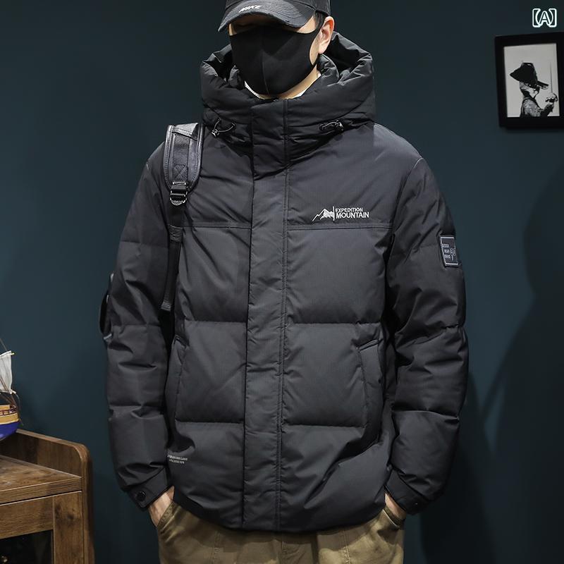 90 ホワイトダックダウン 人気 冬 ダウン ジャケット メンズ フード 付き 2024 新作 大きい サイズ シンプル ショート 秋 冬 暖かい ジャケットブランド: その他/その他サイズ: M、L、XL、2XL、3XL、4XL生地の分類: コーティングされた布パターン: 無地襟のタイプ: フード付き色: 黒袖のタイプ: ゆったりとした袖詰め物：ホワイトダックダウン商品番号：JS-866838区画スタイル: トレンディ基本スタイル：若者に人気発売年・発売時期：2024年秋厚さ: 普通該当するシナリオ：その他のレジャー服の長さ: 短いスタイルの詳細: 刺繍衣類技術: アイロン処理なし適用対象物：大型紳士服の着こなし：アウター生地の機能: 暖かさと断熱性ダウン充填量: 150g (含む)-200g (含まない)カシミヤ含有量：90着用スタイル：アウターウェア市場投入までの時間: 2023 年 11 月素材構成: ポリエステル繊維100ダウン内容: 85 (含む) ～ 90 (含まない)