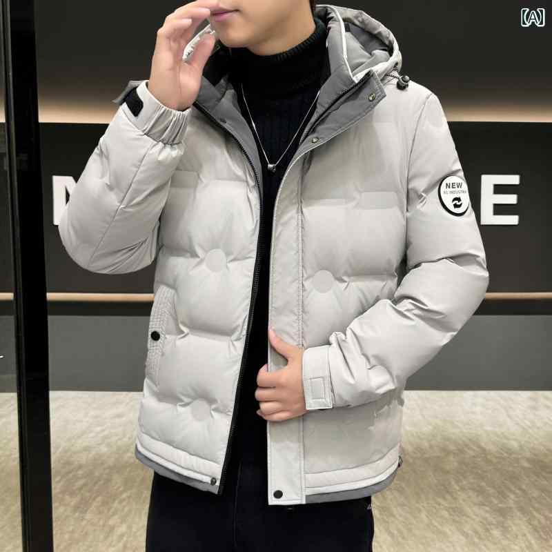 冬用ダウンジャケット メンズ ダウン ジャケット、 2025年 冬 新作、 本物の トレ...