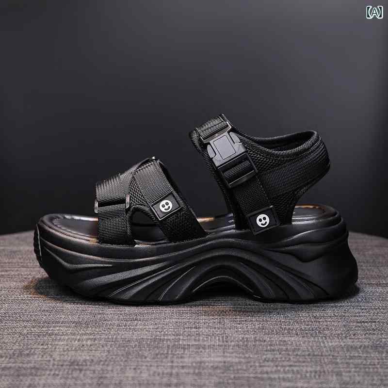 レディースサンダル レディース サンダル 2024年 新作 夏 アウトドアウェア 身長 アップ プラットフォ..