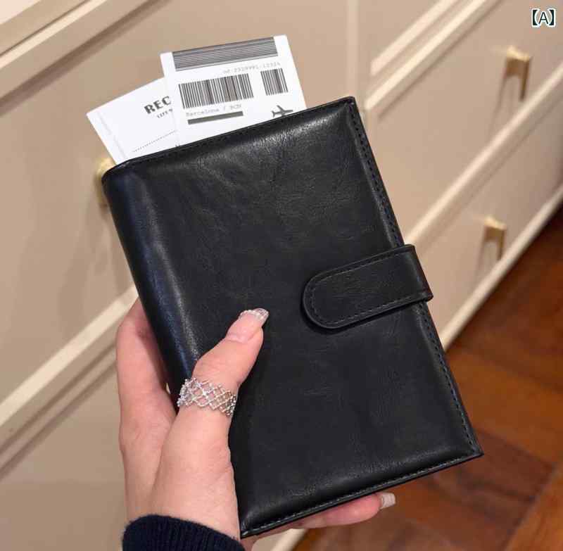 名刺ホルダー 新しい レトロな 多 機能 パスポートホルダー、 財布、 カードホルダー、小 銭入れ、 パスポート プロテクター、 財布、 カードホルダーが すべて 1つに。