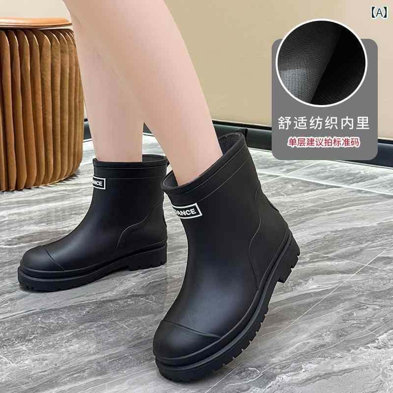 おしゃれ レインブーツ 2025年 新作 レディース ショート レインブーツ おしゃれ 人気 レインブーツ キッチンや 仕事に 最適 防水 滑り止め 厚 底 ラバーシューズ
