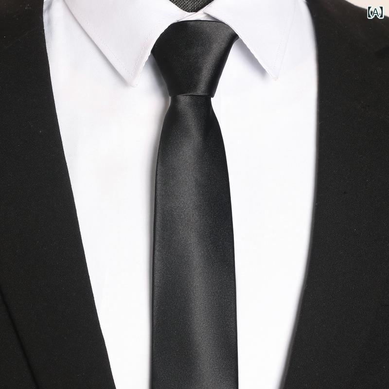 ネクタイ メンズ ビジネス メンズ ブラック ネクタイ メンズ フォーマルウェア 韓国 語 版 8センチメー..
