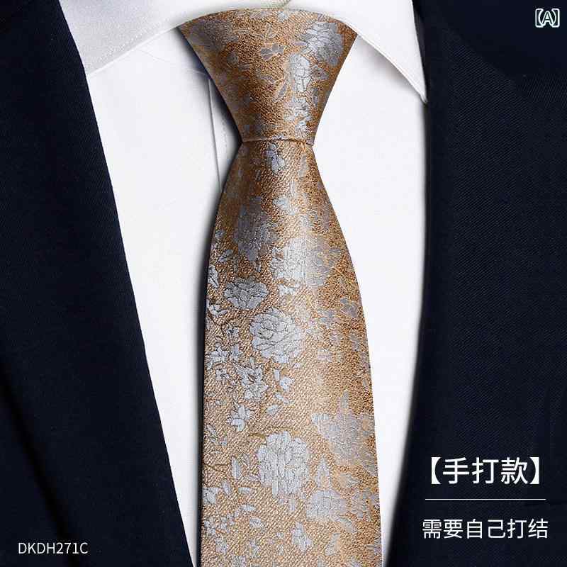 ネクタイ メンズ ビジネス メンズ ネクタイ レトロ コーヒーブラウン シャンパンゴールド 手 結び フォーマル ビジネス 結婚 式 婚約 高級 ジッパー スタイル