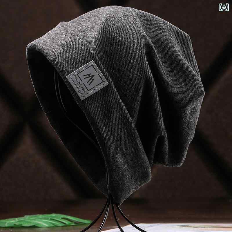 防寒帽子メンズ メンズの 秋の トレンド ビーニー、 スタイリッシュな プルオーバー、 シェーブ ヘッド..