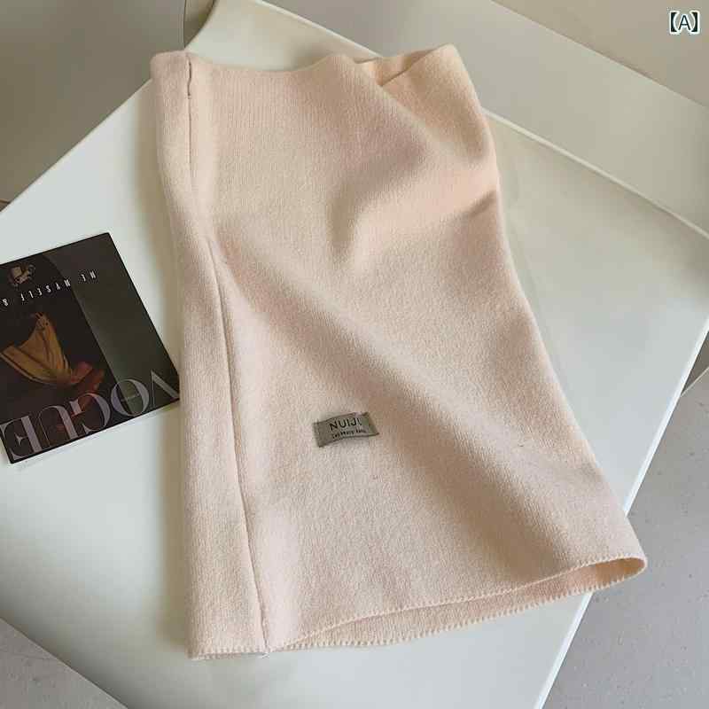 ネックカバー スカーフ 無地 多 機能 コールド マスク 女性の スカーフ 秋と 冬の 韓国 語 バー ジョン..