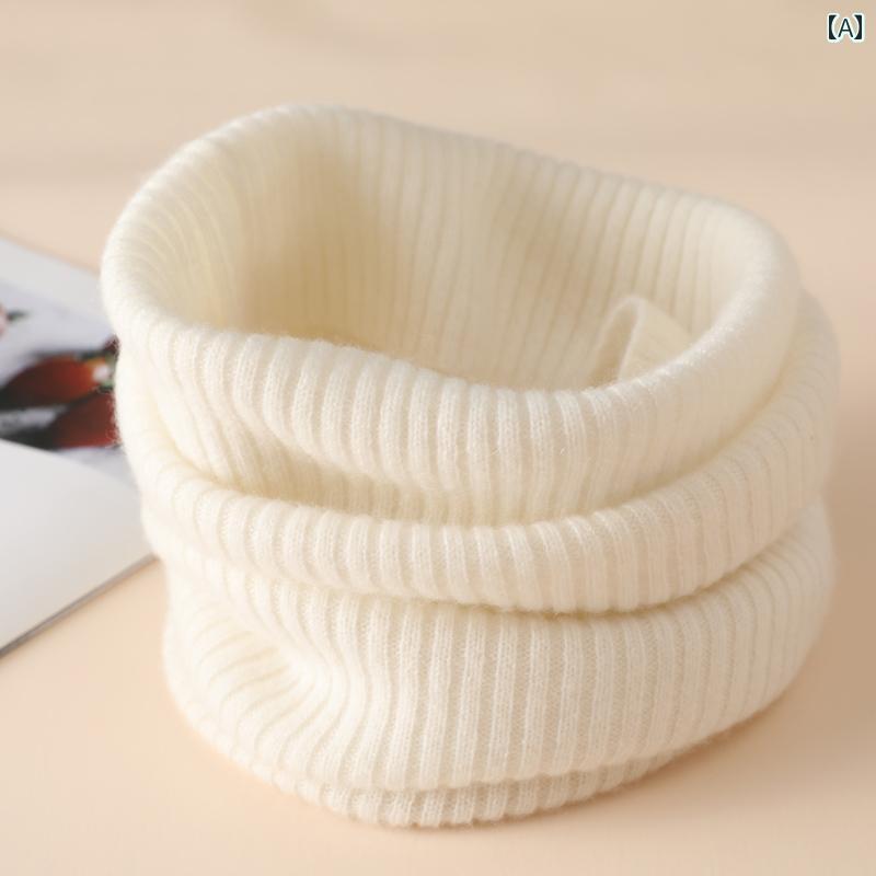 ネックカバー スカーフ 男性と 女性の ための 純粋な カシミア ネック カバー、 頸 椎を 保護 し、 暖..