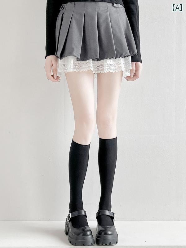 カーフソックス 圧縮 ニーソックス レディース 薄手 グレー ふくらはぎ ソックス JK ソックス スリム 60 cm ストッキング シリコン 滑り止め 圧縮 ソックス