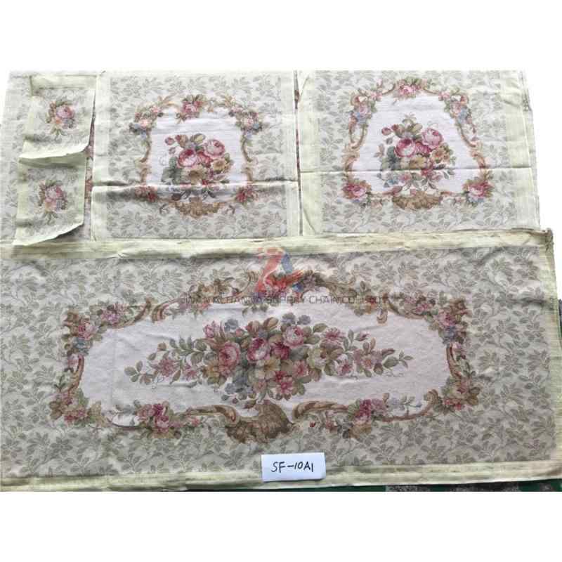 ソファカバー ウール 100% 手刺繍 ニードルポイント イタリア 装飾 クッションカバー シートカバー リビング用 高級感 手工芸 毛糸刺繍 インテリア デコレーション
