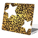 MacBookAir M4 NewModel 15インチ 専用PCケース パターンガーリー獣かっこいい 豹柄 チーター スター 迫力ある(2)